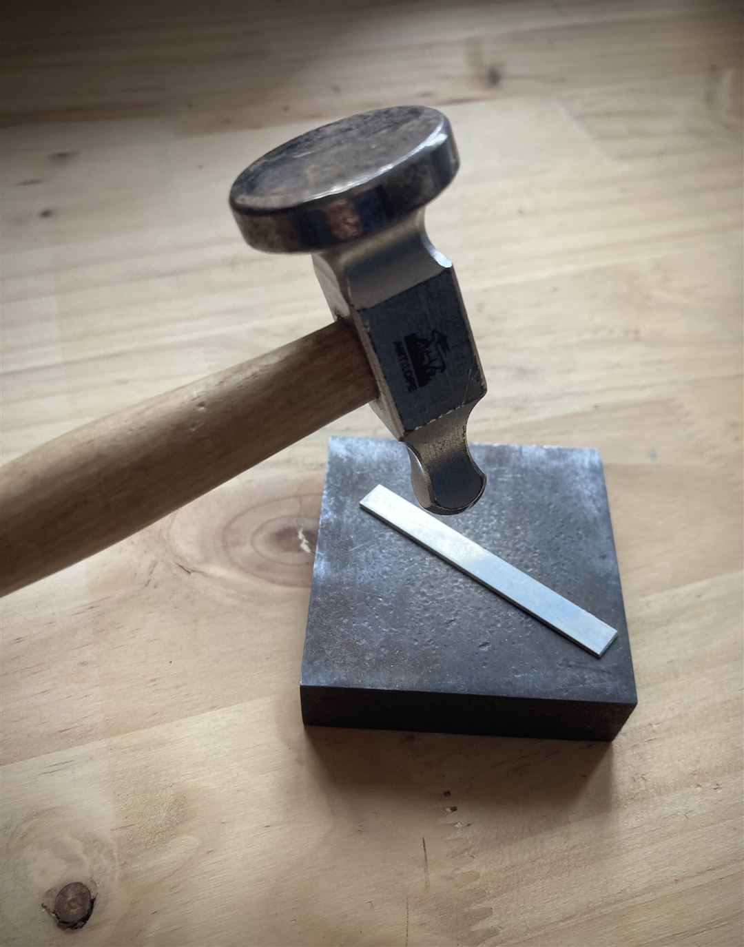 Silberring schmieden
